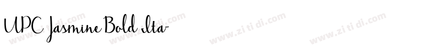 UPC Jasmine Bold Ita字体转换 UPC Jasmine Bold Ita字体转换